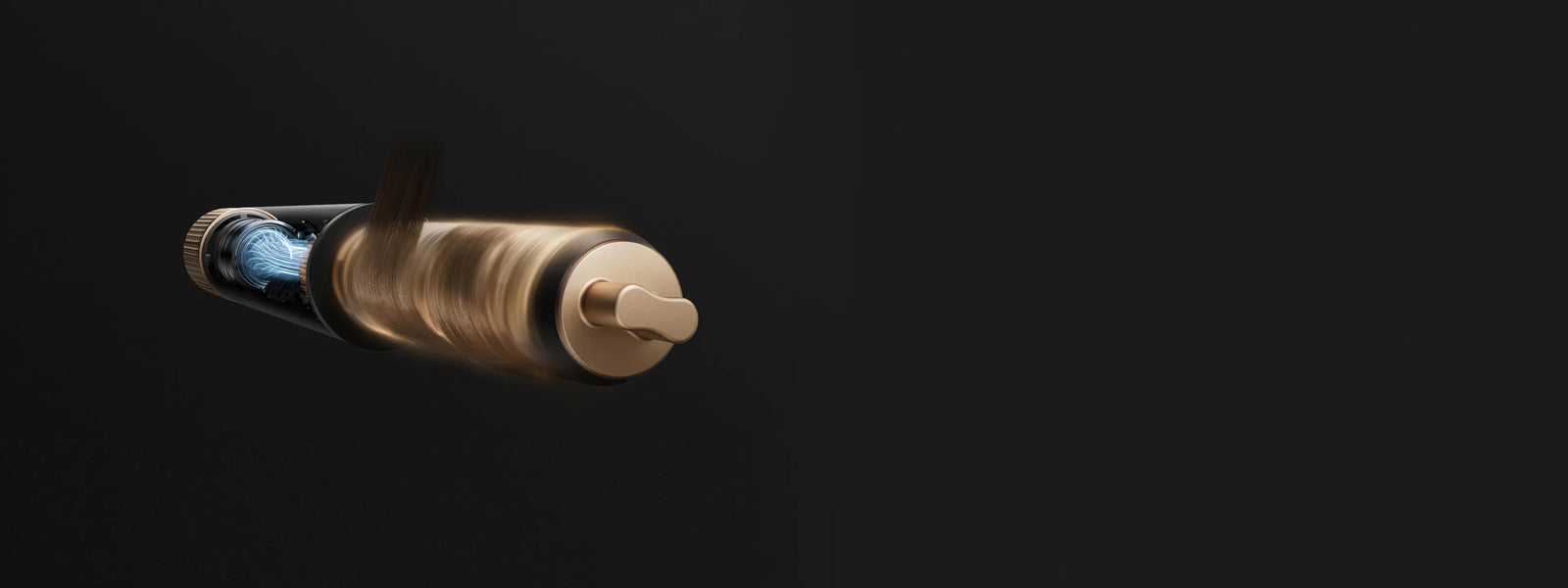 Pleated Design to 
Grip Hair for Curling