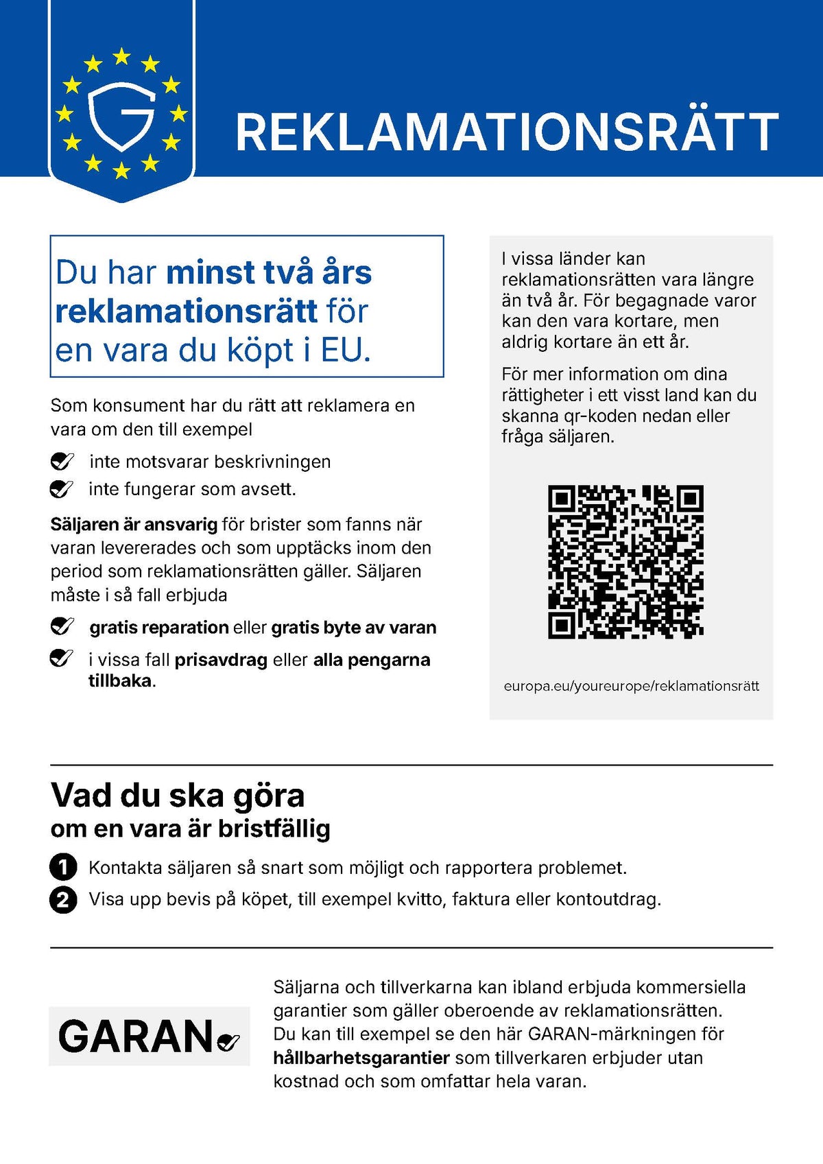 Reklamationsrätt