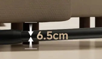 Når så lågt som 6,5 cm*